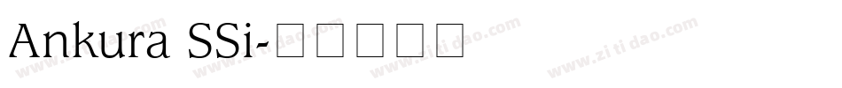 Ankura SSi字体转换
